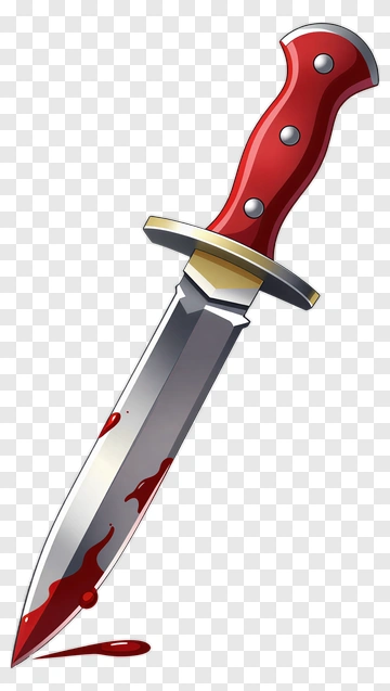 Blood-Stained Knife PNG