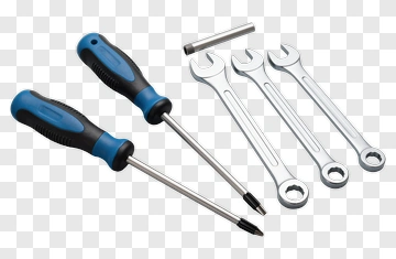 Screwdriver And Wrench Set PNG