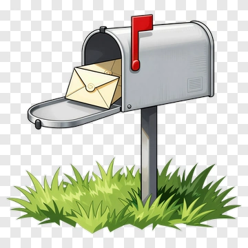Mailbox With Envelope PNG