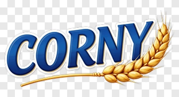 Corny Logo With Wheat Design PNG