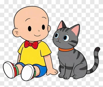 Boy And Cat PNG