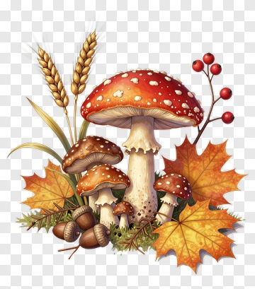 Autumn Forest Elements PNG