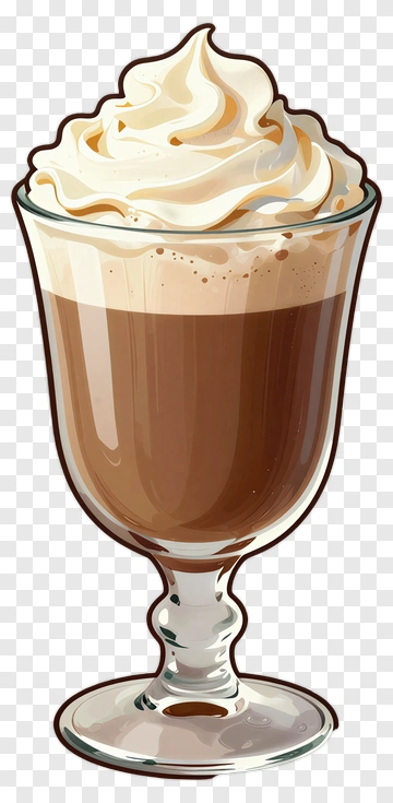 Hot Chocolate With Whipped Cream PNG