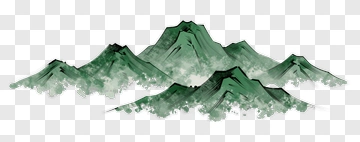 Chinese Style Mountain Landscape PNG