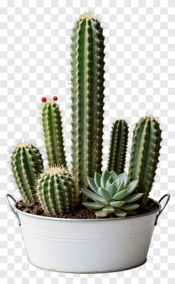 Cactus And Succulent Arrangement PNG