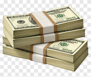 Stack Of US Dollar Bills PNG