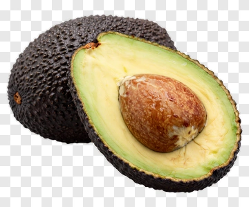 Fresh Avocado Cut In Half PNG