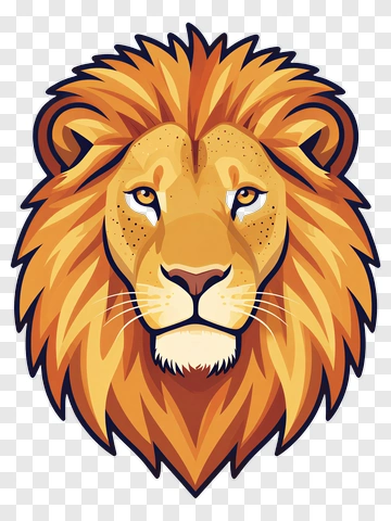 Lion Head Logo PNG