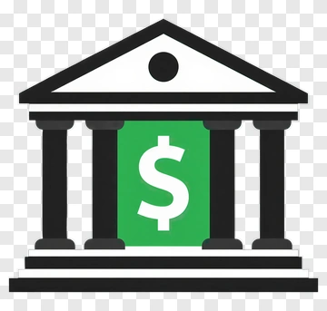 Bank With Dollar Sign PNG