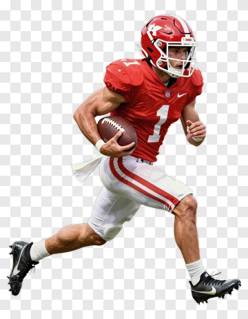 Football Player In Action PNG