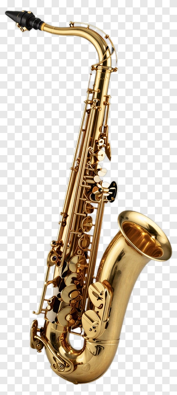 Golden Saxophone PNG