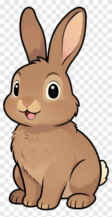 Cute Cartoon Rabbit PNG