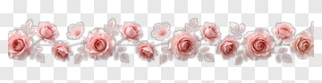 Pink Roses With Leaves PNG
