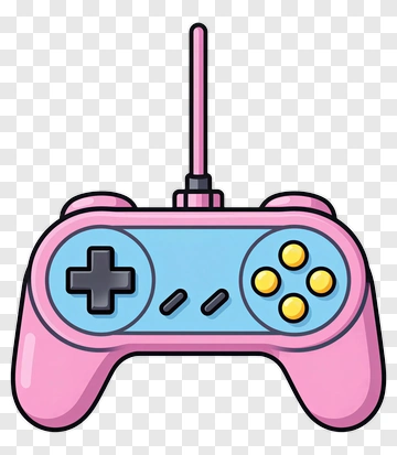 Pink Game Controller PNG
