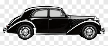 Classic Car Illustration PNG