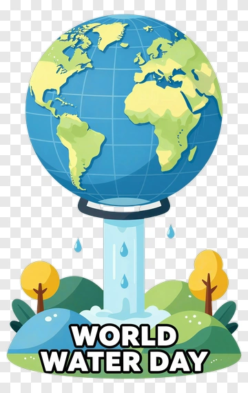 World Water Day Earth Globe PNG