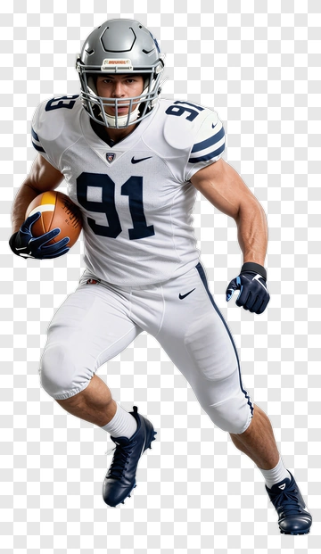 Football Player In Action PNG