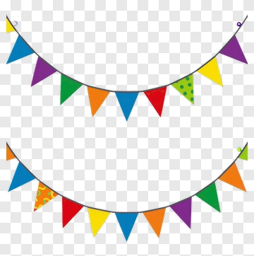 Colorful Party Banner PNG