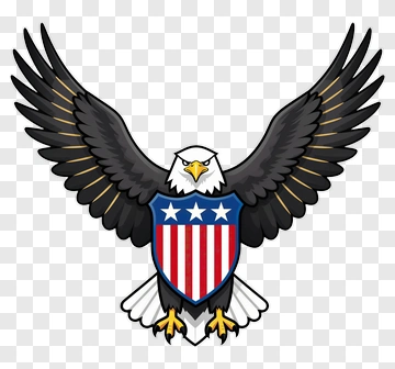 Eagle With American Shield PNG