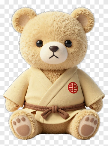 Teddy Bear In Kimono PNG