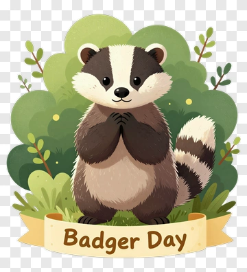 Badger Day Celebration PNG
