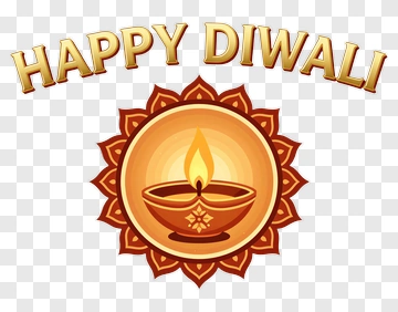 Happy Diwali Diya Design PNG