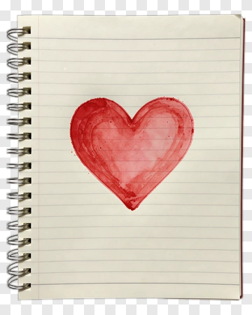 Hand-drawn Red Heart PNG