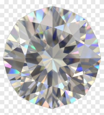 Round Cut Diamond PNG