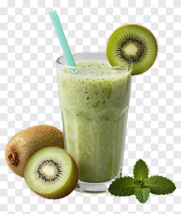 Fresh Kiwi Smoothie With Mint PNG