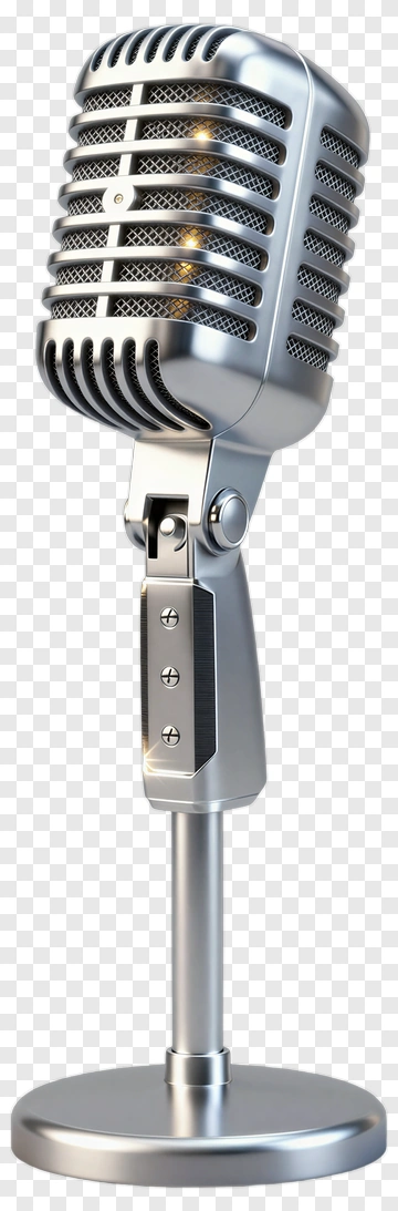 Vintage Microphone PNG