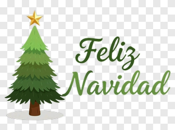 Feliz Navidad Christmas Tree PNG