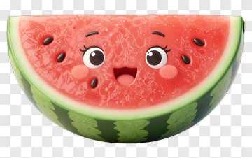 Cute Watermelon PNG