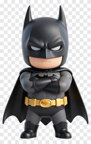 Batman Chibi Figure PNG
