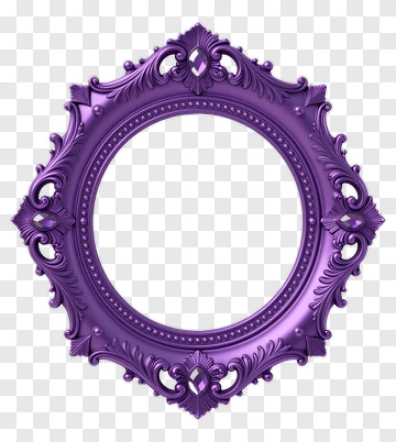 Ornate Purple Frame PNG