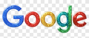 Google Logo With Glitter Effect PNG