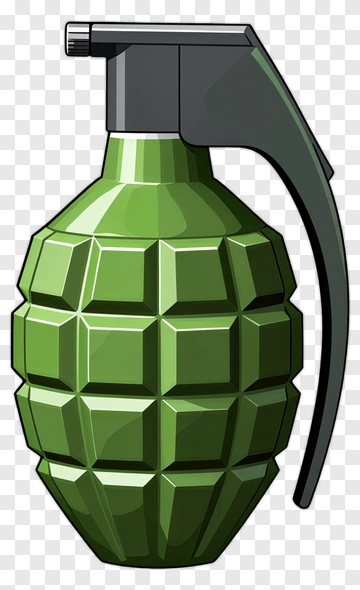 Green Grenade PNG