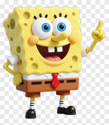 SpongeBob SquarePants 3D Character PNG