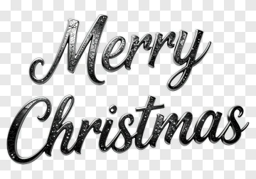 Merry Christmas 3D Text PNG