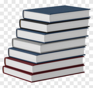 Stack Of Hardcover Books PNG