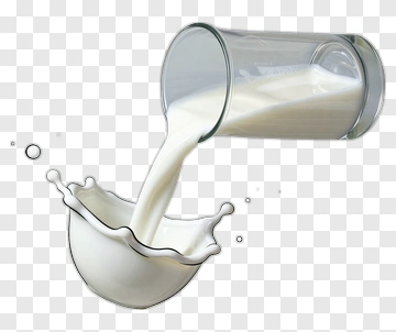 Milk Pouring From Glass PNG