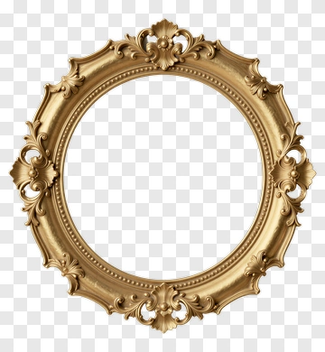 Ornate Gold Frame PNG