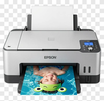 Epson Printer Printing Child In Water PNG
