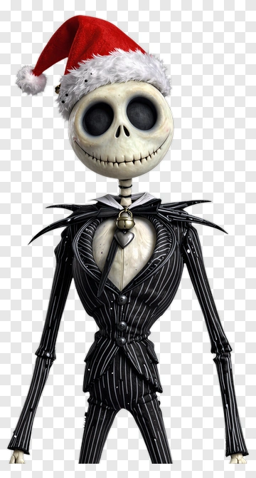 Jack Skellington In Santa Hat PNG