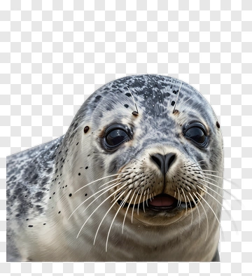 Seal With Spotted Fur PNG