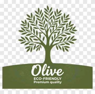Olive Tree Eco Friendly Logo PNG