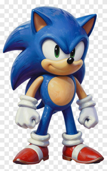 Sonic The Hedgehog Character Portrait PNG