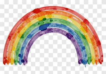 Watercolor Rainbow PNG