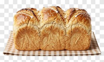 Golden Loaf With Sesame Seeds PNG