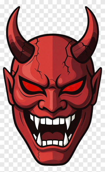 Red Devil Mask PNG