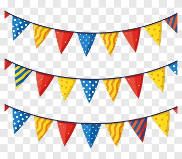 Colorful Party Banner PNG